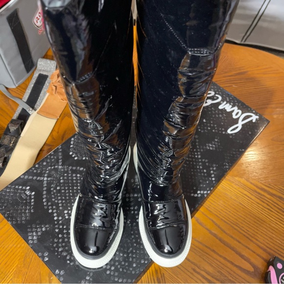 SOLD Sam Edelman Black Camora Puffer Knee High Waterproof Winter Boots/Booties - Picture 6 of 15
